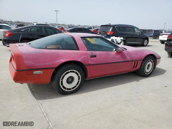 1984 Chevrolet Corvette with VIN 1G1AY0786E5118145, listed as a Copart auction lot 47938645 with 70,067 mi miles and Clean Title. Bid and sale history available at carsss.com. Image 3.