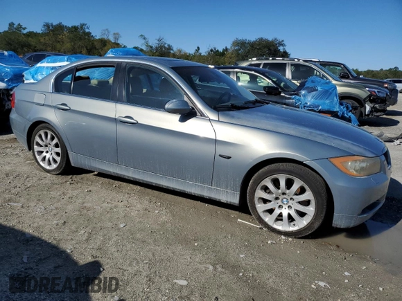 2006 BMW 3 Series 330i with VIN WBAVB33516KS37065, listed as a Copart auction lot 49379595 with Not Provided miles and Salvage Title. Bid and sale history available at DreamBid. Image 4.