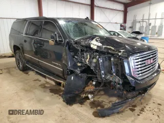 2018 GMC Yukon XL SLT with VIN 1GKS2GKC1JR369793, listed as a Copart auction lot 50399995 with 0 mi miles and Salvage Title. Bid and sale history available at carsss.com. Image 4.