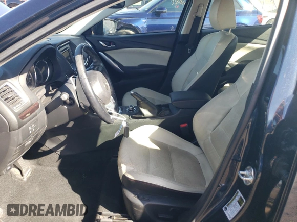 2015 Mazda 6 i Grand Touring with VIN JM1GJ1W58F1197555, listed as a Copart auction lot 47236975 with 66,616 mi miles and Salvage Title. Bid and sale history available at carsss.com. Image 7.