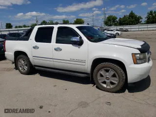2009 Chevrolet Avalanche LTZ with VIN 3GNFK32079G177888, listed as a Copart auction lot 65956444 with 130,311 mi miles and Salvage Title. Bid and sale history available at carsss.com. Image 4.
