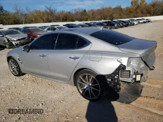 2019 Genesis G70 2.0T Advanced with VIN KMTG44LA7KU019530, listed as a Copart auction lot 81485154 with 68,657 mi miles and Salvage Title. Bid and sale history available at carsss.com. Image 2.