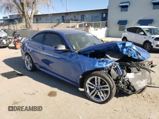 2017 BMW 2 Series 230i xDrive with VIN WBA2H9C50HV641853, listed as a Copart auction lot 83490184 with 0 mi miles and Salvage Title. Bid and sale history available at carsss.com. Image 4.