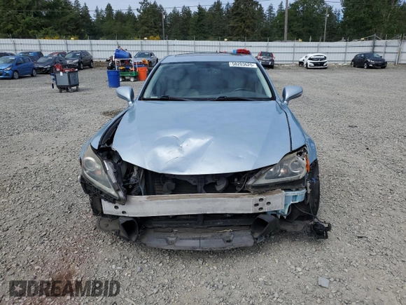 2011 Lexus IS 250 z VIN JTHBF5C21B5136191, wystawiony jako Copart lot #58203625 z przebiegiem 187 402 mil mil oraz Szkoda całkowita • Salvage title. Historia ofert i sprzedaży dostępna na DreamBid. Obrazek 5.