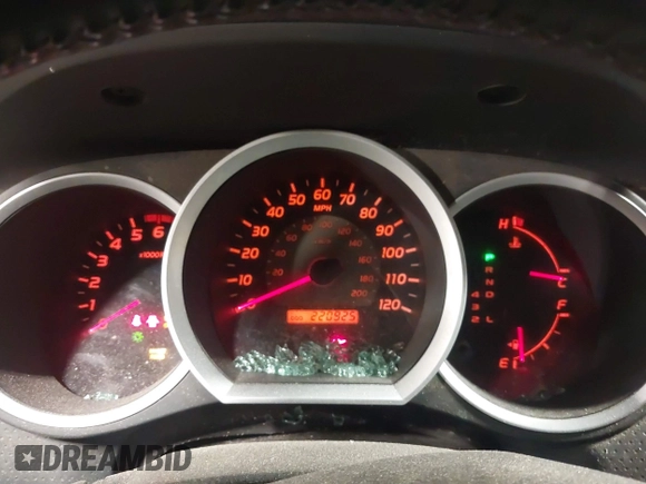 2009 Toyota Tacoma with VIN 3TMMU52N69M011591, listed as a IAAI auction lot 41941044 with 220,925 mi miles and . Bid and sale history available at DreamBid. Image 7.