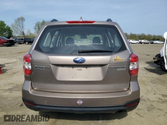 2016 Subaru Forester 2.5i with VIN JF2SJABC4GH536000, listed as a Copart auction lot 54598375 with 125,340 mi miles and Salvage Title. Bid and sale history available at DreamBid. Image 6.
