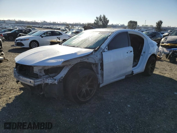 2020 Acura TLX w/Technology Pkg with VIN 19UUB1F50LA017532, listed as a Copart auction lot 44645725 with 101,671 mi miles and Salvage Title. Bid and sale history available at carsss.com. Image 1.