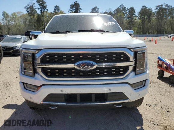 2022 Ford F-150 XL with VIN 1FTFW1E8XNFA60918, listed as a Copart auction lot 49954125 with 84,079 mi miles and Salvage Title. Bid and sale history available at DreamBid. Image 5.