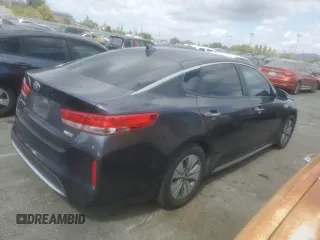 2017 Kia Optima Hybrid with VIN KNAGT4LEXH5016349, listed as a Copart auction lot 71796574 with 165,929 mi miles and Clean Title. Bid and sale history available at carsss.com. Image 3.