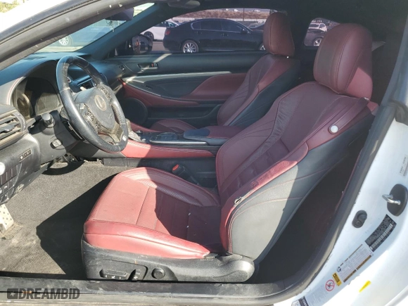 2015 Lexus RC 350 with VIN JTHHE5BC1F5011186, listed as a Copart auction lot 67211244 with 74,524 mi miles and Salvage Title. Bid and sale history available at carsss.com. Image 7.