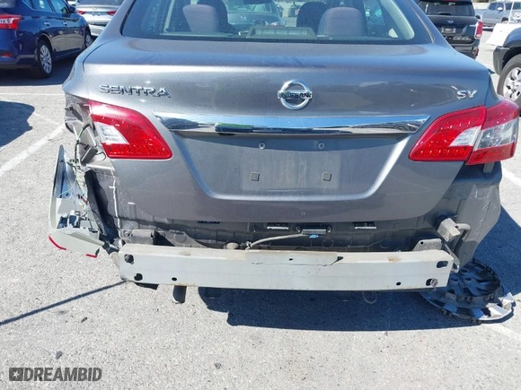 2015 Nissan Sentra S with VIN 3N1AB7AP3FY303648, listed as a IAAI auction lot 41707507 with 120,880 mi miles. Bid and sale history available at carsss.com. Image 6.