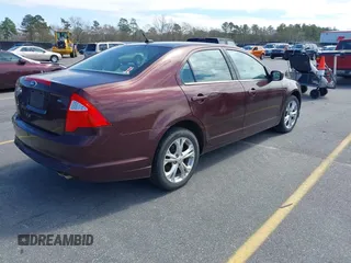 2012 Ford Fusion SE with VIN 3FAHP0HA5CR171218, listed as a IAAI auction lot 41810542 with 240,261 mi miles. Bid and sale history available at carsss.com. Image 4.