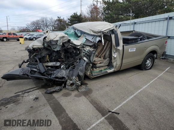 2009 Ford F-150 XL with VIN 1FTRF12839KB31956, listed as a Copart auction lot 80863924 with 0 mi miles and Salvage Title. Bid and sale history available at carsss.com. Image 1.