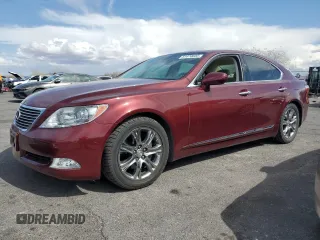 2008 Lexus LS 460 with VIN JTHBL46F585084185, listed as a Copart auction lot 51470605 with 76,480 mi miles and Salvage Title. Bid and sale history available at DreamBid. Image 1.