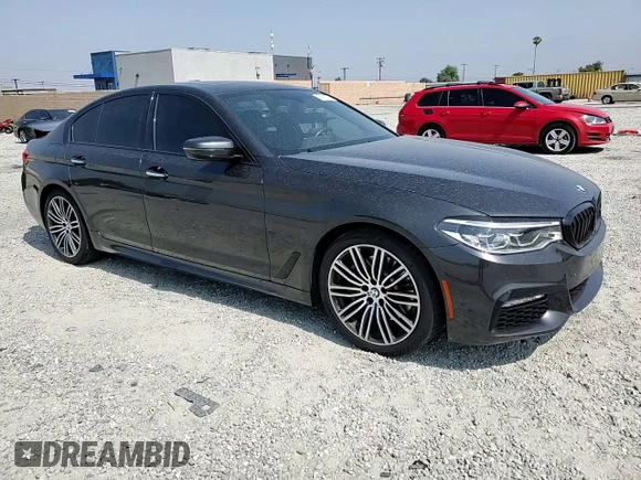 2017 BMW 5 Series 540i with VIN WBAJE5C32HG915361, listed as a Copart auction lot 59996755 with 45,421 mi miles and Salvage title. Bid and sale history available at DreamBid. Image 13.