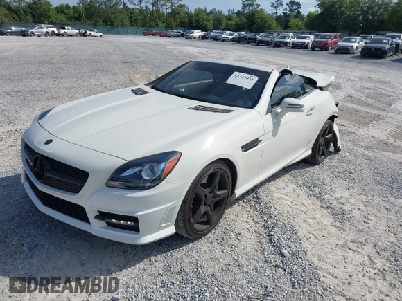 2013 Mercedes-Benz SLK 250 with VIN WDDPK4HA2DF056625, listed as a IAAI auction lot 42343051 with 96,615 mi miles and . Bid and sale history available at DreamBid. Image 2.