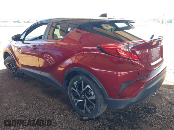 2019 Toyota C-HR XLE with VIN JTNKHMBX8K1032206, listed as a IAAI auction lot 41852134 with 136,107 mi miles. Bid and sale history available at carsss.com. Image 3.