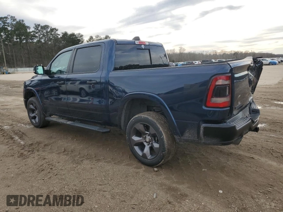 2020 Ram 1500 Big Horn with VIN 1C6SRFFT4LN409233, listed as a Copart auction lot 43318435 with 137,538 mi miles and Salvage Title. Bid and sale history available at carsss.com. Image 2.