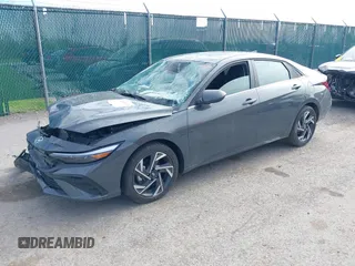 2024 Hyundai Elantra SEL with VIN KMHLS4DG8RU841099, listed as a IAAI auction lot 42120195 with 9,899 mi miles and . Bid and sale history available at DreamBid. Image 2.