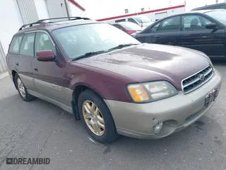 2001 Subaru Legacy Wagon Outback Ltd with VIN 4S3BH686916602228, listed as a IAAI auction lot 41490786 with 242,798 mi miles. Bid and sale history available at carsss.com. Image 1.