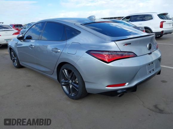 2023 Acura Integra w/A-Spec Package with VIN 19UDE4H30PA024622, listed as a IAAI auction lot 41772683 with 25,131 mi miles and . Bid and sale history available at DreamBid. Image 3.