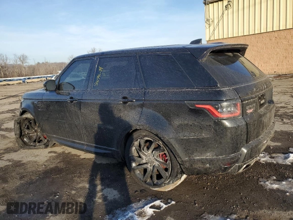 2018 Land Rover Range Rover Sport with VIN SALWR2RE9JA812122, listed as a Copart auction lot 86741334 with Not Provided miles and Salvage Title. Bid and sale history available at carsss.com. Image 2.