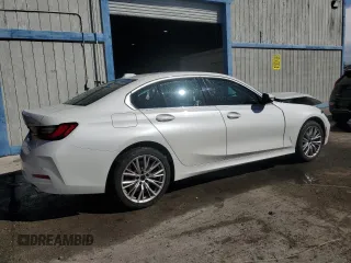 2024 BMW 3 Series 330i xDrive with VIN 3MW89FF07R8E09258, listed as a Copart auction lot 49174225 with 34,432 mi miles and Salvage Title. Bid and sale history available at carsss.com. Image 3.
