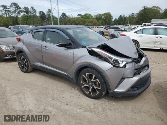 2019 Toyota C-HR XLE with VIN JTNKHMBX3K1024739, listed as a Copart auction lot 50888505 with 37,759 mi miles and Salvage Title. Bid and sale history available at DreamBid. Image 4.