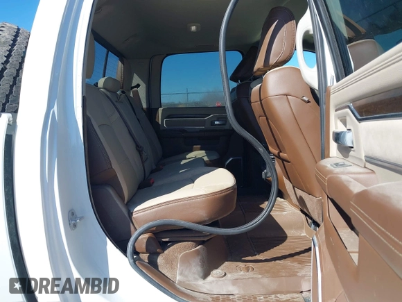 2023 Ram 2500 Laramie with VIN 3C6UR5FJ9PG530727, listed as a IAAI auction lot 41803946 with 19,992 mi miles and . Bid and sale history available at DreamBid. Image 8.