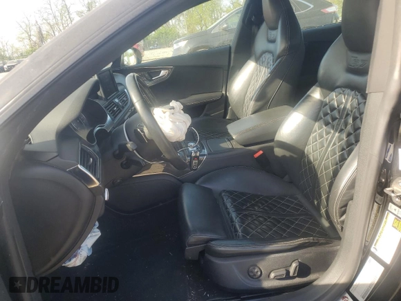 2014 Audi S7 Prestige with VIN WAUW2AFC4EN077425, listed as a Copart auction lot 53777755 with 136,062 mi miles and Salvage Title. Bid and sale history available at carsss.com. Image 7.