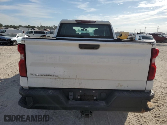 2020 Chevrolet Silverado 1500 Work Truck with VIN 1GCRYAEF9LZ177875, listed as a Copart auction lot 75811724 with 40,657 mi miles and Salvage Title. Bid and sale history available at carsss.com. Image 6.