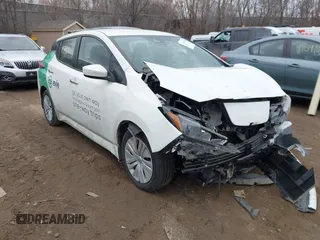 2023 Nissan LEAF S with VIN 1N4AZ1BV7PC551730, listed as a IAAI auction lot 41592504 with 17,423 mi miles and . Bid and sale history available at DreamBid. Image 1.