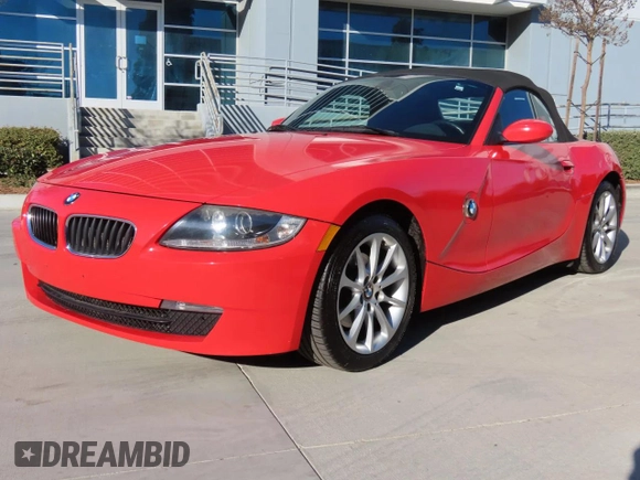 2008 BMW Z4 3.0i z VIN 4USBU33528LW76296, wystawiony jako Copart lot #48977075 z przebiegiem 56 115 mil mil oraz Szkoda całkowita • Salvage title. Historia ofert i sprzedaży dostępna na DreamBid. Obrazek 2.