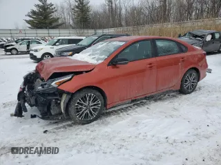 2022 Kia Forte GT-Line with VIN 3KPF54AD4NE441441, listed as a Copart auction lot 44325265 with 52,720 mi miles and Non Repairable. Bid and sale history available at carsss.com. Image 1.