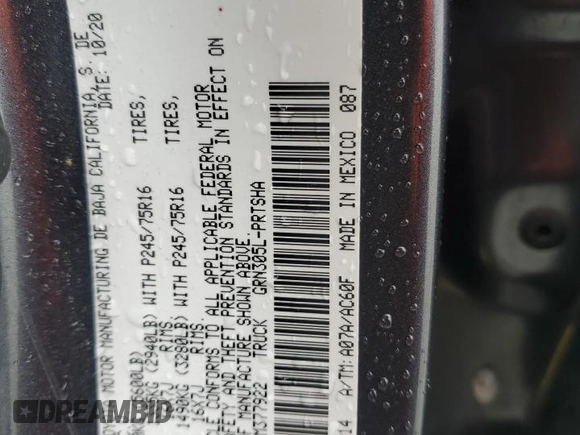 2021 Toyota Tacoma SR with VIN 3TMCZ5AN3MM377922, listed as a Copart auction lot 58915695 with 62,143 mi miles and Salvage title. Bid and sale history available at DreamBid. Image 12.