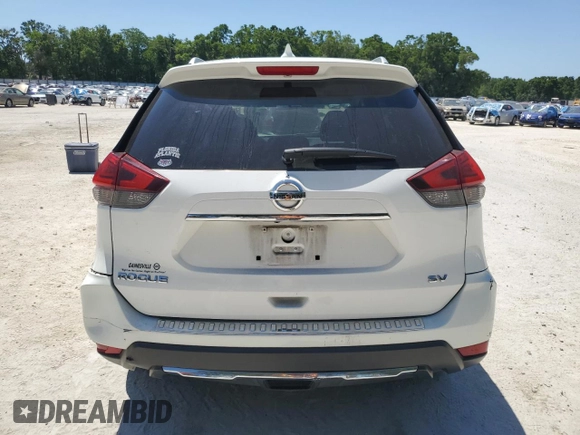 2017 Nissan Rogue SV with VIN 5N1AT2MT1HC861575, listed as a Copart auction lot 53804405 with 150,024 mi miles and Salvage Title. Bid and sale history available at carsss.com. Image 6.