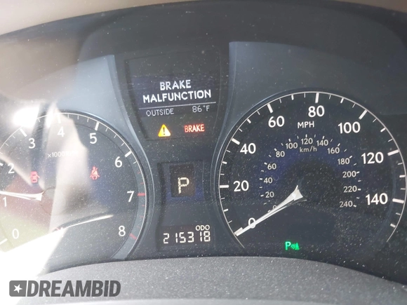 2010 Lexus RX 350 with VIN 2T2ZK1BA8AC031772, listed as a IAAI auction lot 41986113 with 215,318 mi miles. Bid and sale history available at carsss.com. Image 7.