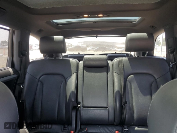2011 Audi Q7 S line with VIN WA1DGAFE7BD007510, listed as a Copart auction lot 57494655 with 146,779 mi miles and Salvage title. Bid and sale history available at DreamBid. Image 10.