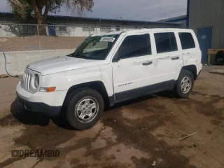 2014 Jeep Patriot Sport with VIN 1C4NJPBB9ED912846, listed as a Copart auction lot 58866985 with 191,195 mi miles and Salvage title. Bid and sale history available at DreamBid. Image 1.