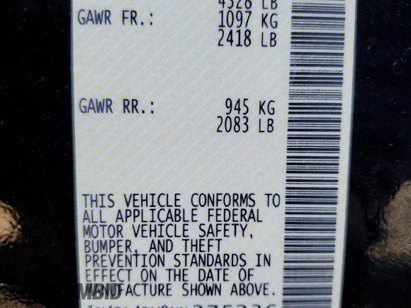 2022 Nissan Altima 2.5 SV with VIN 1N4BL4DV9NN375236, listed as a Copart auction lot 51806305 with 18,332 mi miles and Salvage Title. Bid and sale history available at carsss.com. Image 14.