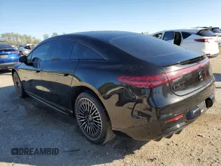 2022 Mercedes-Benz EQS with VIN W1KCG2DB0NA004525, listed as a Copart auction lot 71846334 with 42,793 mi miles and Salvage Title. Bid and sale history available at carsss.com. Image 2.