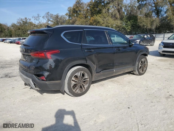 2019 Hyundai Santa Fe Limited with VIN 5NMS53AA2KH124888, listed as a Copart auction lot 47718135 with 98,030 mi miles and Salvage Title. Bid and sale history available at carsss.com. Image 3.
