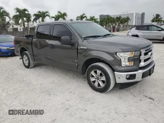 2017 Ford F-150 XL with VIN 1FTEW1CF3HKD74547, listed as a Copart auction lot 62931805 with 130,720 mi miles and Salvage title. Bid and sale history available at DreamBid. Image 4.