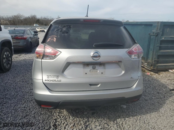 2015 Nissan Rogue S with VIN 5N1AT2MT1FC845874, listed as a Copart auction lot 47421555 with 88,584 mi miles and Salvage Title. Bid and sale history available at carsss.com. Image 6.