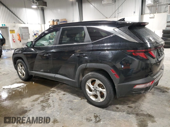 2022 Hyundai Tucson Preferred z VIN KM8JBCAE4NU071403, wystawiony jako Copart lot #44009635 z przebiegiem 150 355 mil mil oraz Szkody całkowita. Historia ofert i sprzedaży dostępna na DreamBid. Obrazek 2.