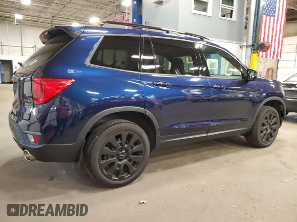 2023 Honda Passport Elite with VIN 5FNYF8H08PB012221, listed as a Copart auction lot 78213594 with 17,190 mi miles and Salvage Title. Bid and sale history available at carsss.com. Image 3.