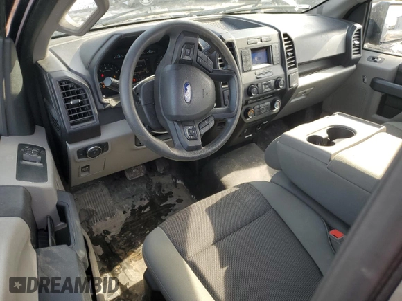 2018 Ford F-150 XL with VIN 1FTMF1EB3JKD90646, listed as a Copart auction lot 48501195 with 44,035 mi miles and Salvage title. Bid and sale history available at DreamBid. Image 8.