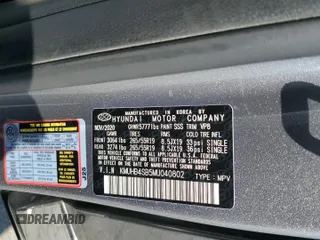 2021 Genesis GV80 with VIN KMUHB4SB5MU040802, listed as a Copart auction lot 71497074 with 45,321 mi miles and Salvage title. Bid and sale history available at DreamBid. Image 15.