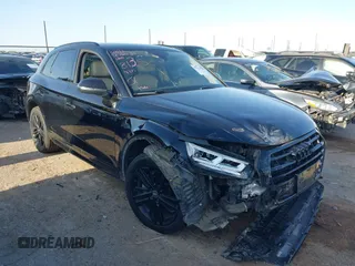 2018 Audi Q5 Premium Plus z VIN WA1BNAFY4J2008132, wystawiony jako IAAI lot #41991939 z przebiegiem 115 091 mil mil oraz . Historia ofert i sprzedaży dostępna na DreamBid. Obrazek 1.