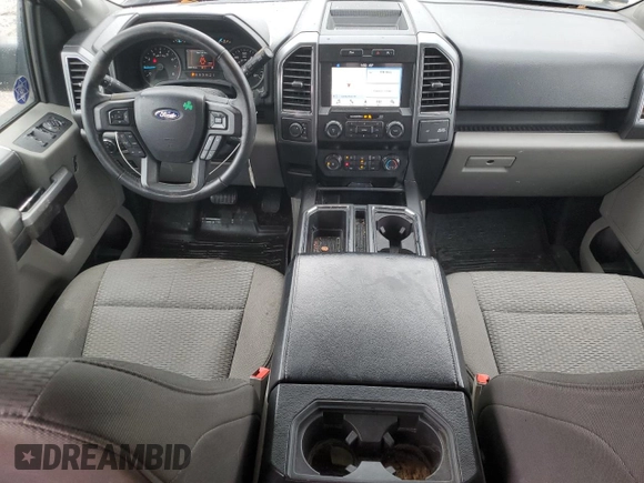 2019 Ford F-150 XL with VIN 1FTEW1EB8KFC61719, listed as a Copart auction lot 47276065 with 160,016 mi miles and Salvage Title. Bid and sale history available at DreamBid. Image 8.
